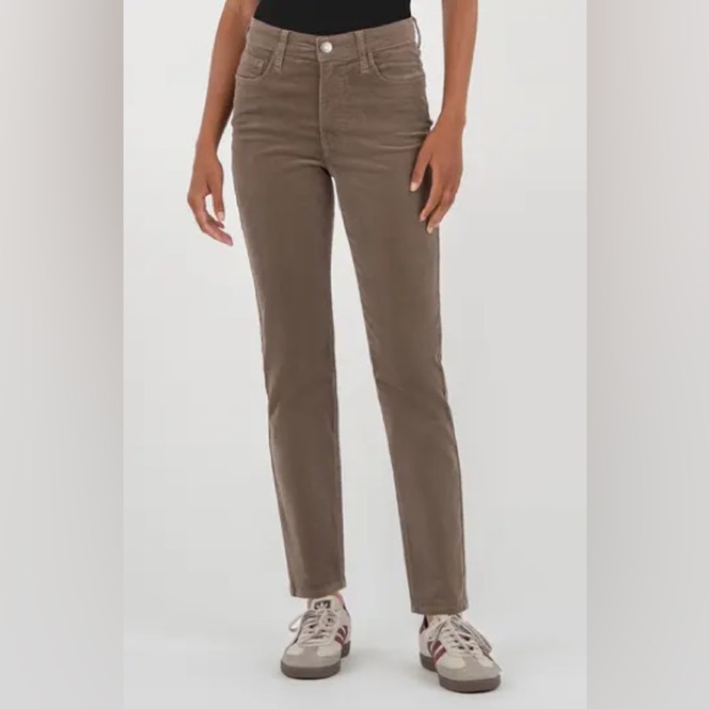 KUT From The Kloth Rachael Fab Ab Mom Jeans Beige High Rise Women’s Size 4